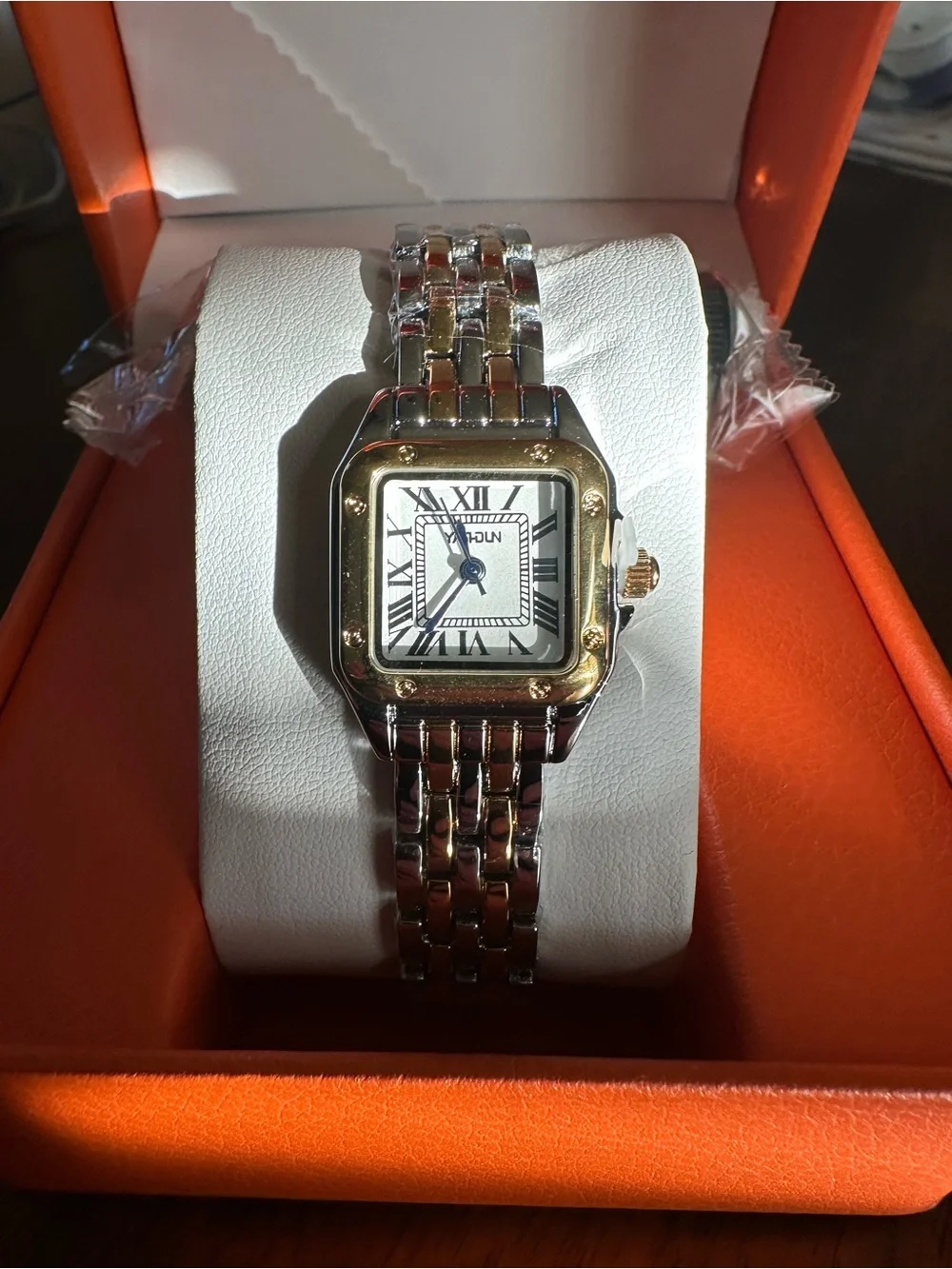 Two-Tone Women's Bracelet Watch - Silver & Gold